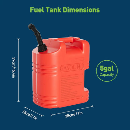15-gallon portable fuel tank with LE pump and 10-foot hose