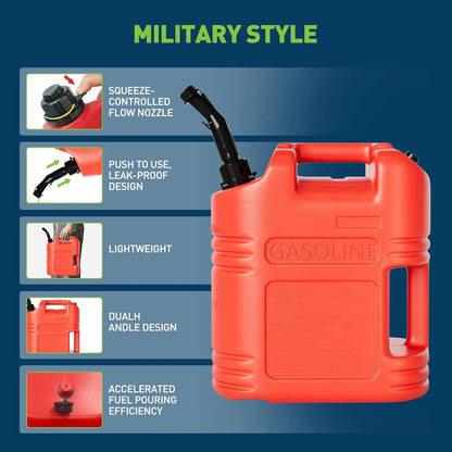 15-gallon portable fuel tank with LE pump and 10-foot hose