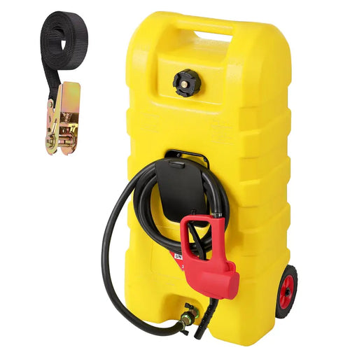 15-gallon portable fuel tank with LE pump and 10-foot hose