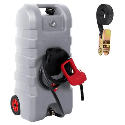 15-gallon portable fuel tank with LE pump and 10-foot hose